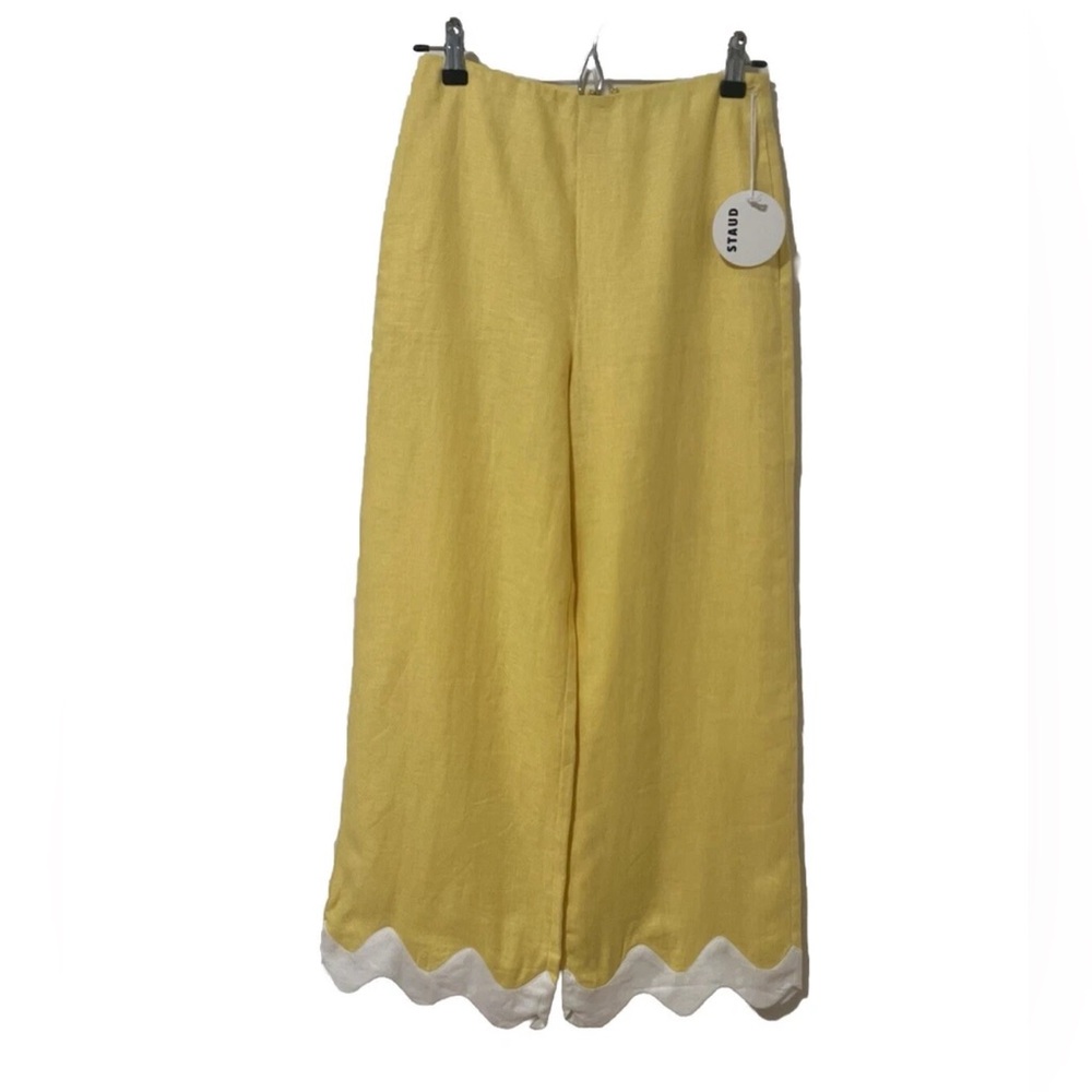 New STAUD Linen Summer Pants Size 2